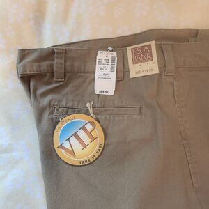 new Jos banks 40 x32 chinos Tan and pleated
